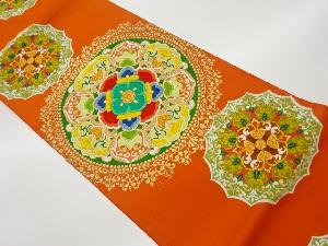 リサイクル　華紋模様織出し袋帯